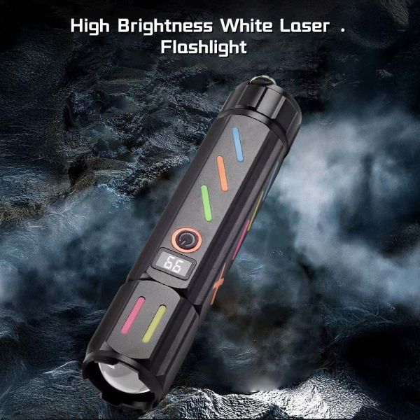 Ліхтар NIGHT VISION FLUORESCENCE 530 WHITE LASER LED PM30-TG, Power Bank, 1x18650, ЗП Type-C, zoom
