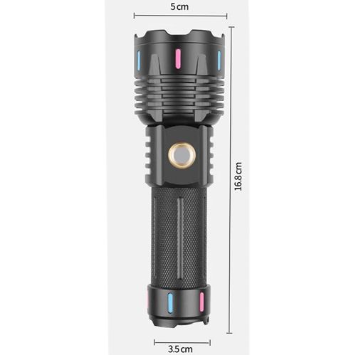 Ліхтар X-BALOG FLUORESCENCE G25 PM30-TG, 1х26650/3xAAA, Power Bank, ЗУ Type-C, Zoom, Box