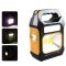 Ліхтар кемпінговий JY-978B-LED+2COB, power bank, Li-Ion акумулятор, сонячна батарея