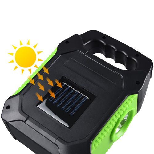 Ліхтар переносний JY-978D-LED+12COB, power bank, Li-Ion акумулятор, сонячна батарея