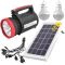 Ліхтар переносний Luxury/YAJIA 1902 T, 5W+22SMD, 2 лампи 3W, сонячна батарея, ЗУ 220V, вбудований акумулятор