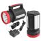 Ліхтар переносний Luxury/YAJIA 1902 T, 5W+22SMD, 2 лампи 3W, сонячна батарея, ЗУ 220V, вбудований акумулятор