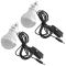 Ліхтар переносний Luxury/YAJIA 1902 T, 5W+22SMD, 2 лампи 3W, сонячна батарея, ЗУ 220V, вбудований акумулятор