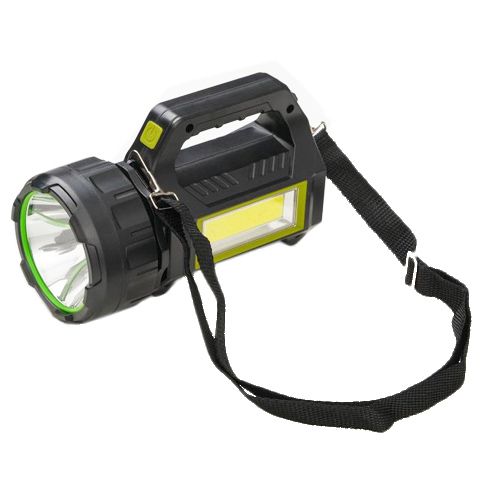 Ліхтар переносний T95-LED+COB(white+red), power bank, Li-Ion акумулятор, сонячна батарея