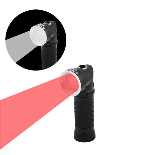 Ліхтар Poliсe 1822-T6+COB (White+Red), ЗУ 220V/12V, 1x18650/3xAAA, магніт, поворот на 90º, Box