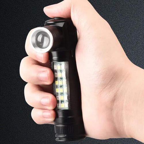 Ліхтар SY-2209-Р50+18SMD(RGB), Li-Ion акумулятор, індикація заряду, ЗУ USB, zoom, Box