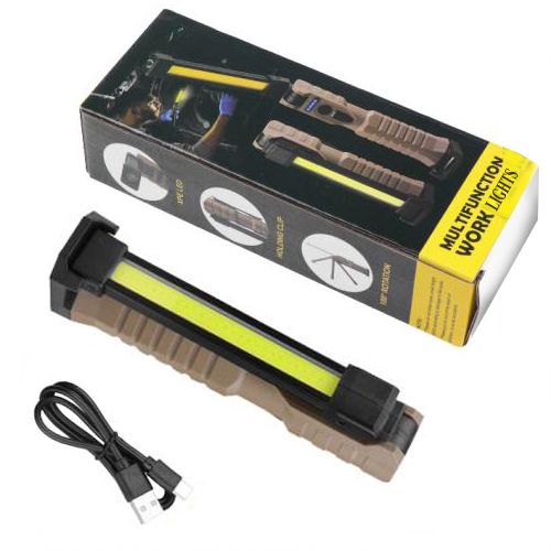 Ліхтар WORKLIGHT-WL-08-XPE+COB, поворот180º+180º, магніт