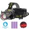 Ліхтар налобний H610-WHITE LASER LED PM50-TG, Motion Sensor, 3x18650, power bank, ЗУ Type-C