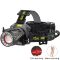 Ліхтар налобний H610-WHITE LASER LED PM50-TG, Motion Sensor, 3x18650, power bank, ЗУ Type-C