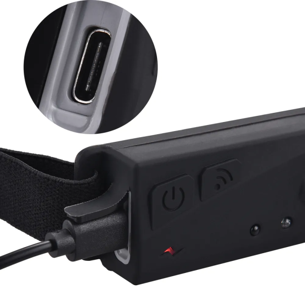 Налобний ліхтар Police BL-G28 XPE+COB USB