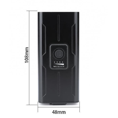Велосипедна фара BK-04Pro-2T6, ALUMINUM, індексація заряду