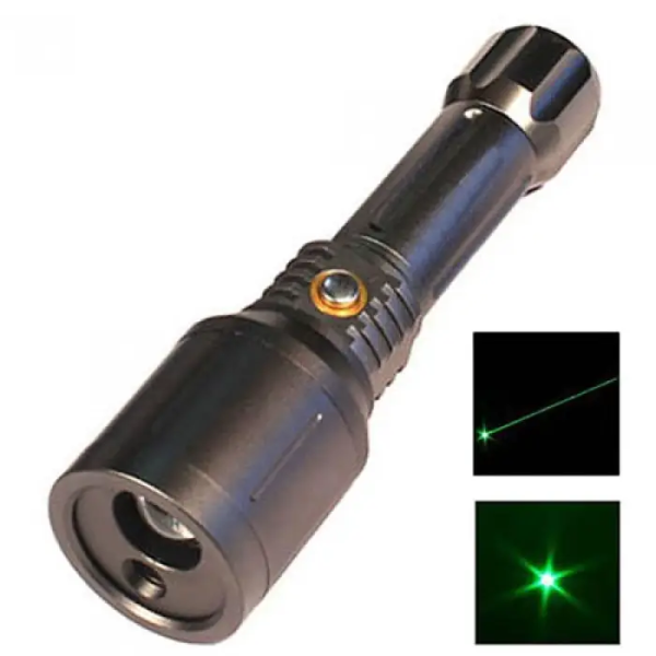 Фонарь PLD CK007 Laser, Li-Ion акумулятор, 1х18650/3xAAA