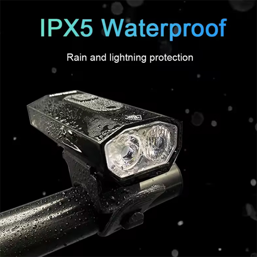 Велоліхтар BK-08/01 Pro-2XPE, ALUMINUM, індикація заряду, Waterproof, ЗУ Type-C