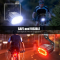 Велоліхтар зі стопом ZH-078-2LED, waterproof, ЗУ microUSB