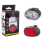 Велоліхтар зі стопом ZH-078-2LED, waterproof, ЗУ microUSB
