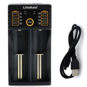 Інтелектуальний зарядний пристрій LiitoKala Lii-202 18650, АА, ААА