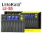 Інтелектуальний зарядний пристрій LiitoKala Lii-S8, 8х -AA, AAA, 18650, 26650, 21700 Li-ion, LiFePo4, Ni-Mh