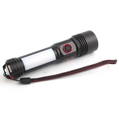 Ліхтар Police FLUORESCENCE PLD-2307 WHITE LASER LED PM10-TG+COB(red+blue+yellow), Motion Sensor Li-Ion акумулятор, power bank, ЗУ Type-C, zoom