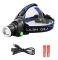 Ліхтари на чоло PLD V9-F-4XPE (RGB), 2x18650, ЗУ 220V/12V, zoom, Box