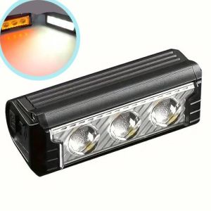 Велофара потужна FY-339B-3LED(white+yellow)