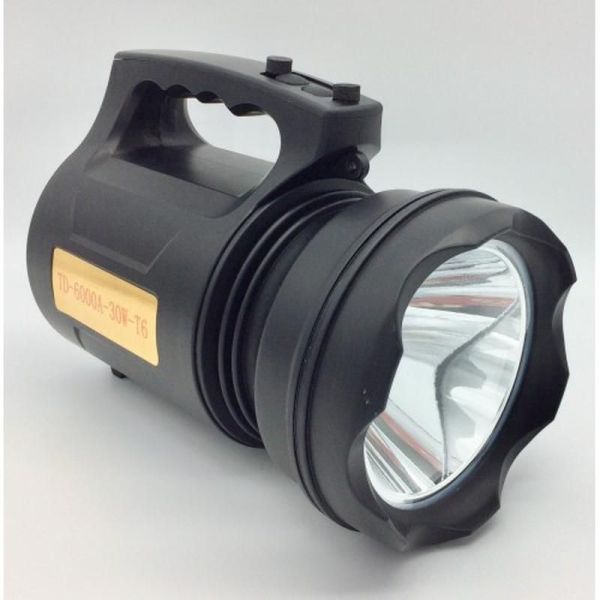 Ліхтар переносний TD-6000A-30W-T6, ЗУ 220V, встроенный аккумулятор