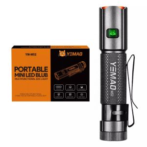 Тактичний ліхтарик YEMAO YM-M52, 1500LM, акумулятори 2x14500 (2x1200 mAh)