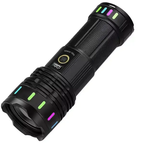 Дальнобійний ліхтар YEMAO YM-G646-1, 4000 LM, акумулятор 45650 (10000 mAh), чохол, блок живлення