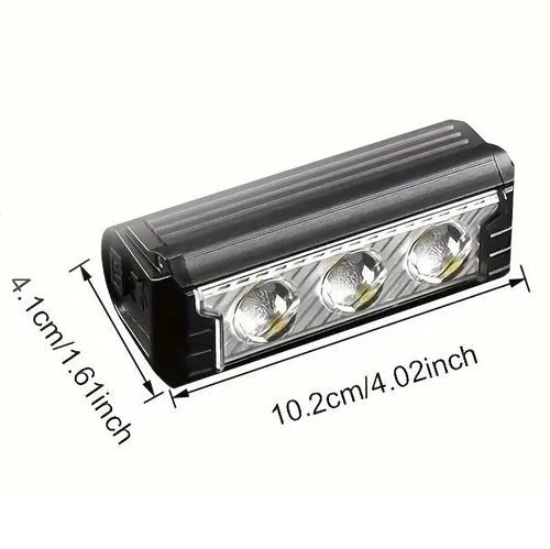 Велофара потужна FY-339B-3LED(white+yellow)