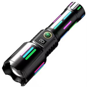 Ліхтар NIGHT VISION FLUORESCENCE W515-PM10-TG, індикація заряду, 1x26650, ЗП Type-C, zoom, Box