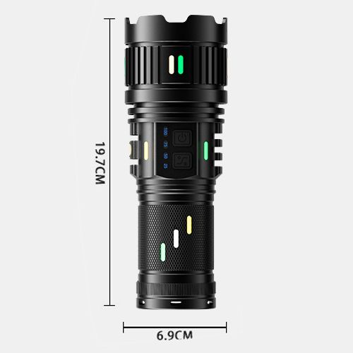 Ліхтар  CB-G401Y-30W, power bank, індикація заряду, 4x18650, ЗУ Type-C