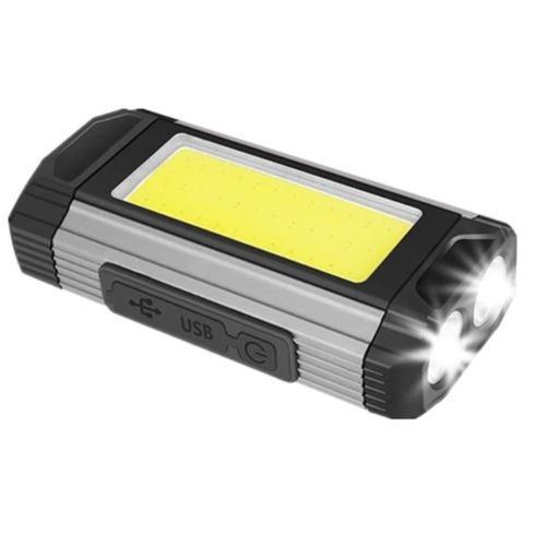 Ліхтар 501-2XPE+COB,  велокріплення