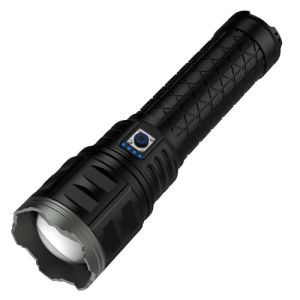 Ліхтар AK138-1 WHITE LASER LED PM60-TG, 8х18650, power bank, чохол, індикація заряду, ЗУ Type-C, zoom, Box