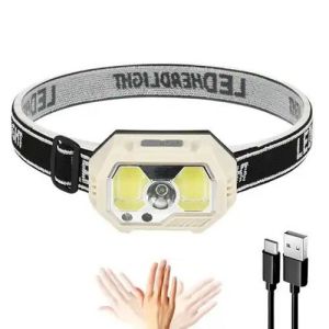 Ліхтар налобний SH-S31-XPE+COB(white+red) Type-C