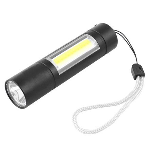 Фонарь Police B517/510-XPE+COB, ЗУ mircoUSB, встроенный аккумулятор