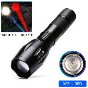 Ліхтар R5-2XPE(white+red)