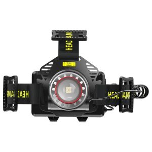 Ліхтар налобний H610-WHITE LASER LED PM50-TG, Motion Sensor, 3x18650, power bank, ЗУ Type-C