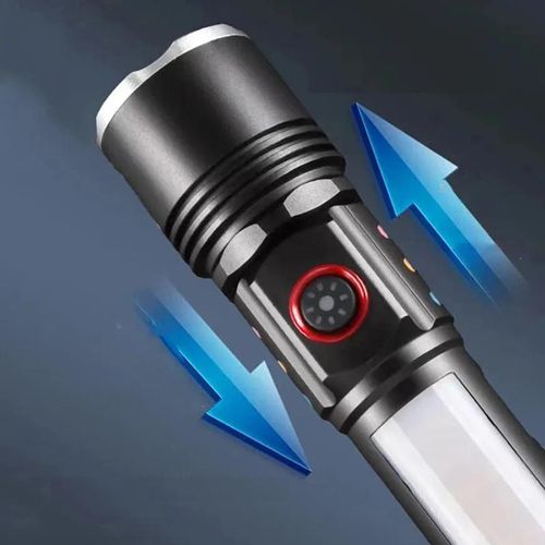 Фонарь NIGHT VISION FLUORESCENCE PLD-2307 WHITE LASER LED PM10-TG+COB(red+blue+yellow), Motion Sensor Li-Ion аккум.