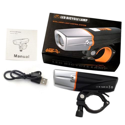 Велосипедний ліхтар BC21Pro-L2 ULTRA LIGHT, AUTOLIGHT SENSOR