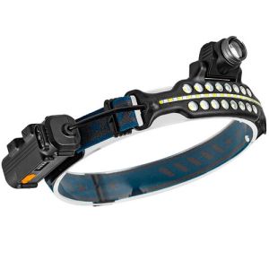 Ліхтар налобний BL-W690-LTS+SMD (white+red), Motion Sensor, Li-Ion акумулятор, zoom, ЗУ Type-C, Box