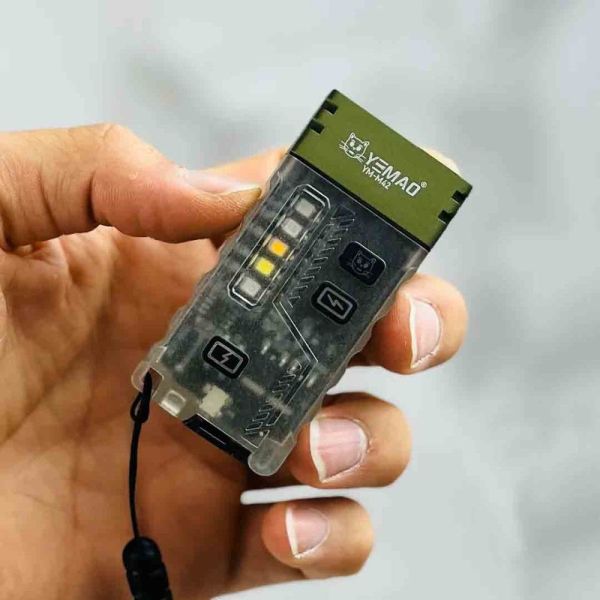 Ліхтар YEMAO YM-M42 800LM — RGB, запальничка, акумулятор