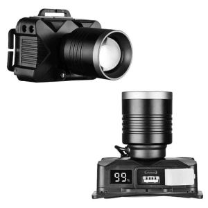 Налобний ліхтар YEMAO YM-T305 — цифровий ліхтар із Zoom-фокусом