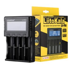 Зарядний пристрій LiitoKala Lii-PD4, 4хАА/ААА/A/ 14500/16340/18350/18650/26650, LiFePO4, NiCd/NiMH