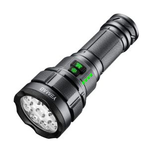Ліхтар YEMAO YM-A9 9LED 2x26650 з Power Bank, Type-C, фільтрами та ковпачком