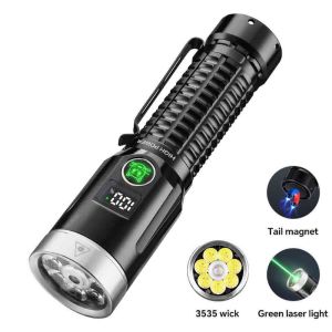 Ліхтар YEMAO YM-F701 7LED+лазер(Green), 1x21700, ЗУ Type-C