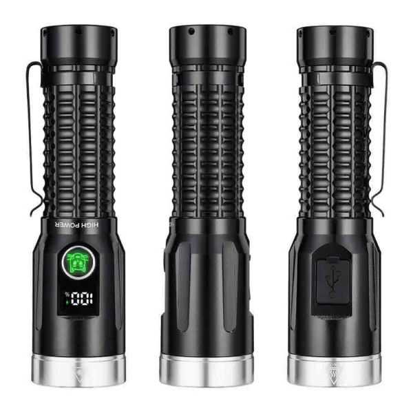 Ліхтар YEMAO YM-F701 7LED+лазер(Green), 1x21700, ЗУ Type-C