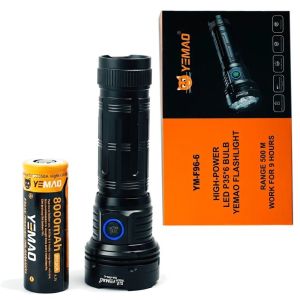 Ліхтар YEMAO YM-F96-6 6P35, 1x32850, Power Bank, ЗУ Type-C