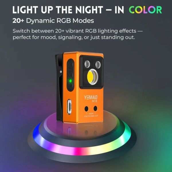 Ліхтар YEMAO YM-M02X XTE + RGB