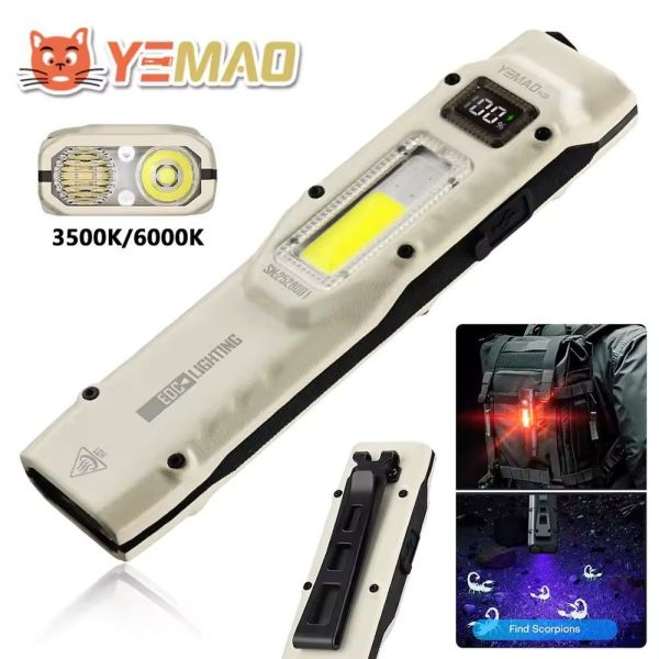 Ліхтар YEMAO YM-M28 — ультратонкий тактичний EDC ліхтар 880 люмен