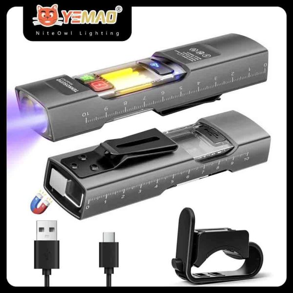 Ліхтар YEMAO YM-M31-UV — EDC ліхтар з UV світлом