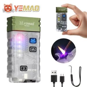 Ліхтар YEMAO YM-M42 800LM — RGB, запальничка, акумулятор